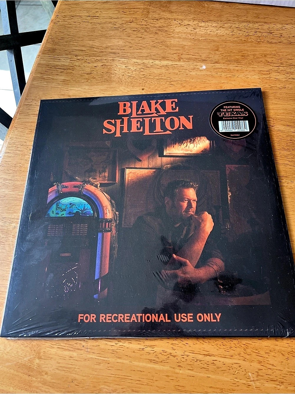 Warner Bros. Records Blake Shelton Featuring “Texas” Exclusive Clear Vinyl NWT